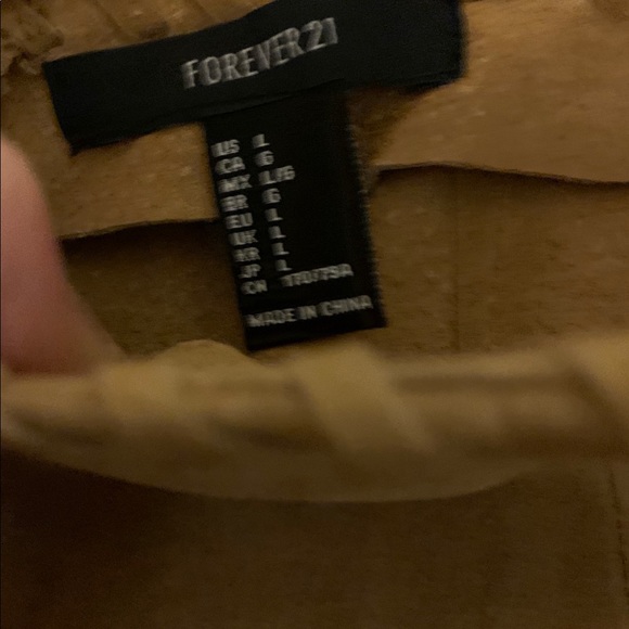 SOLD Forever 21 Suede Skirt - Picture 6 of 6